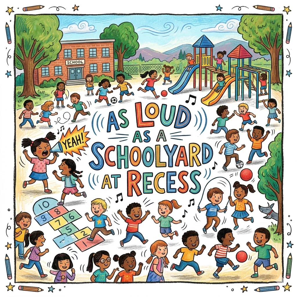 As Loud as a Schoolyard at Recess
