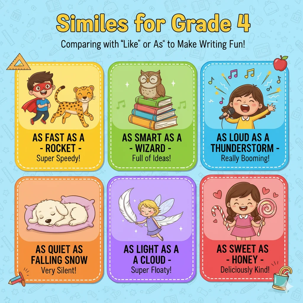 Similes for Grade 4
