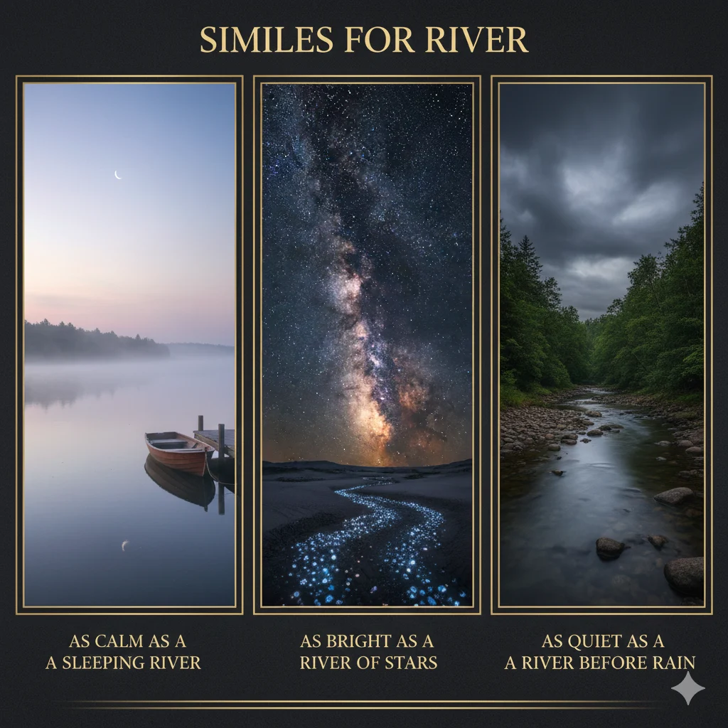 Similes for River