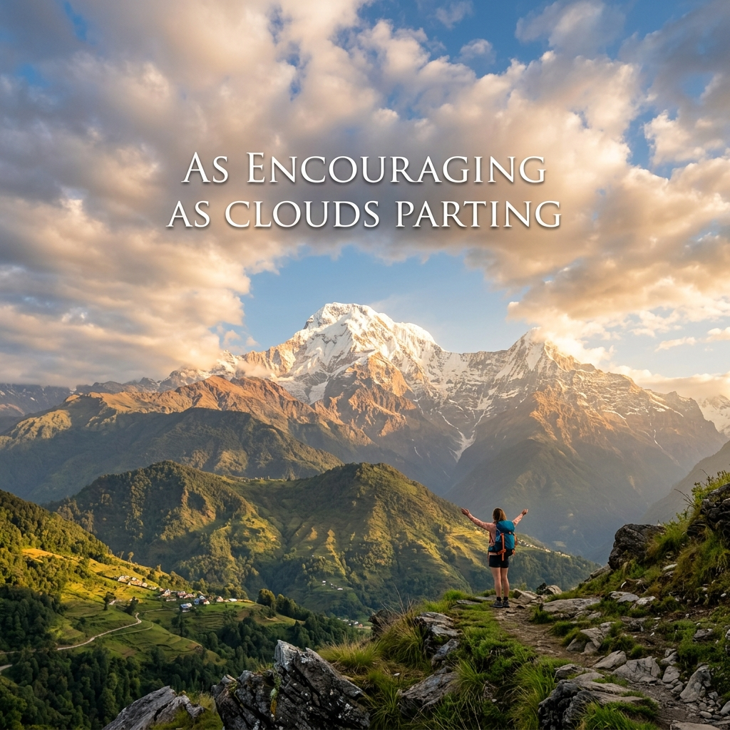 As Encouraging as Clouds Parting