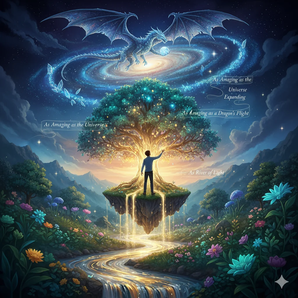 similes for the word amazing