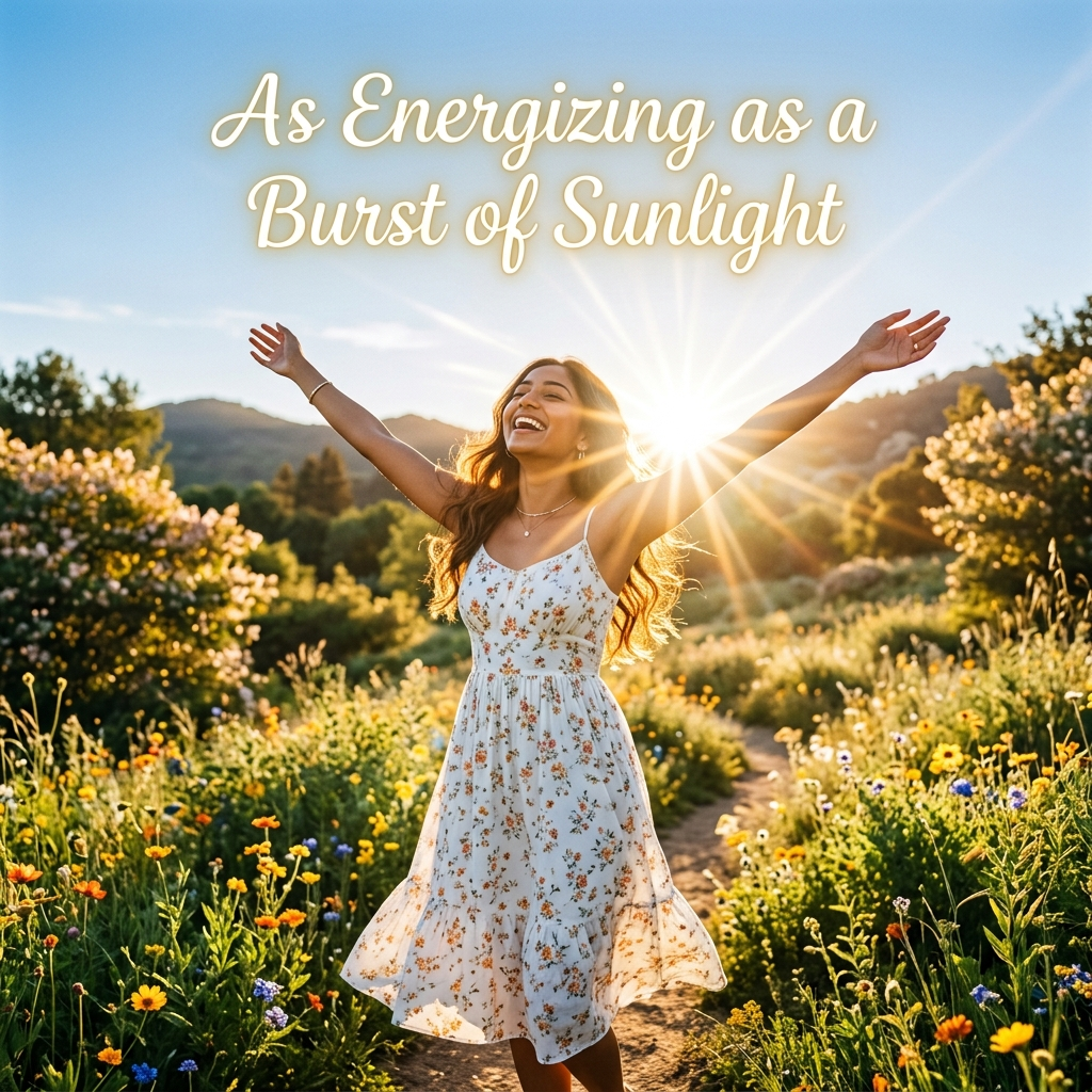 As Energizing as a Burst of Sunlight