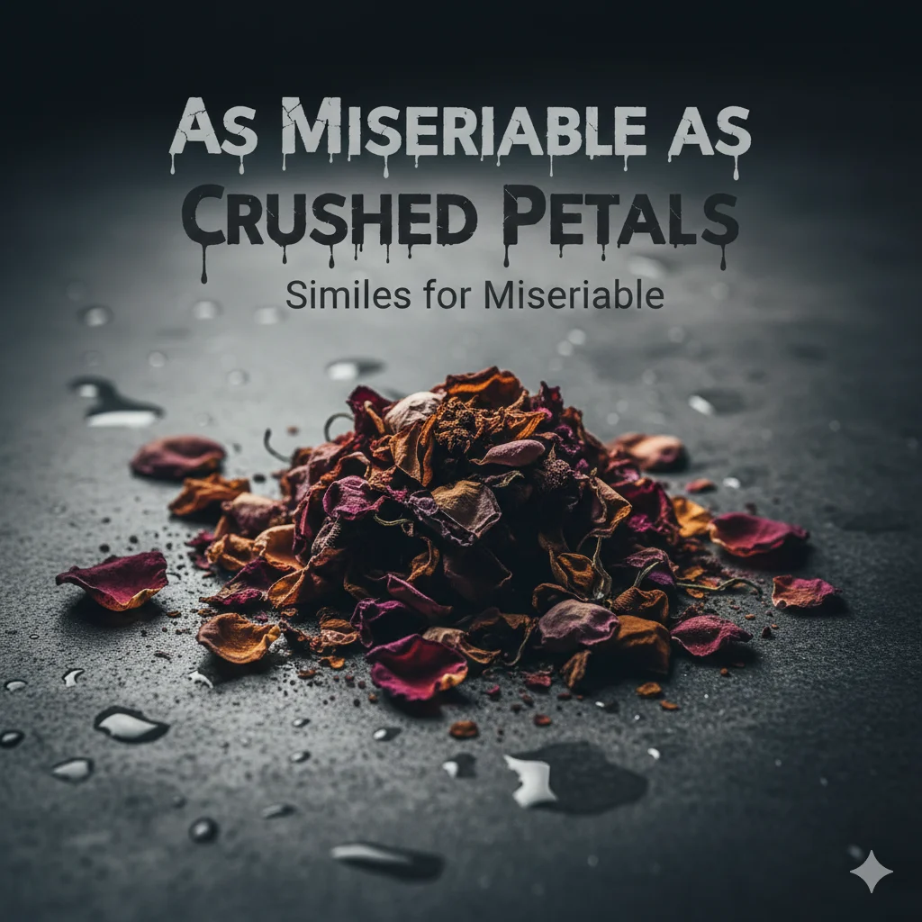 Similes for Miserable