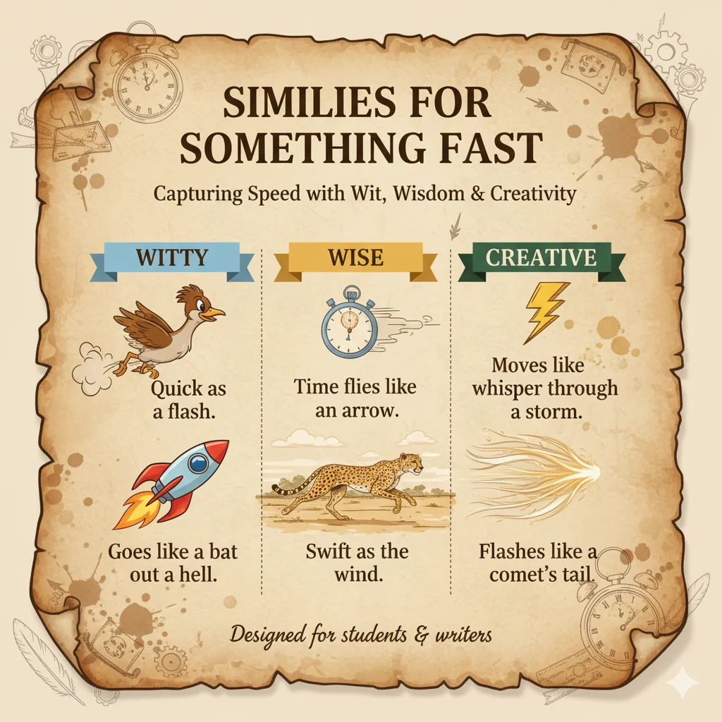 Similes for Something Fast