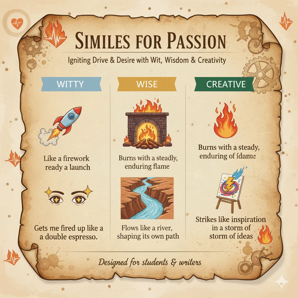 Similes for Passion