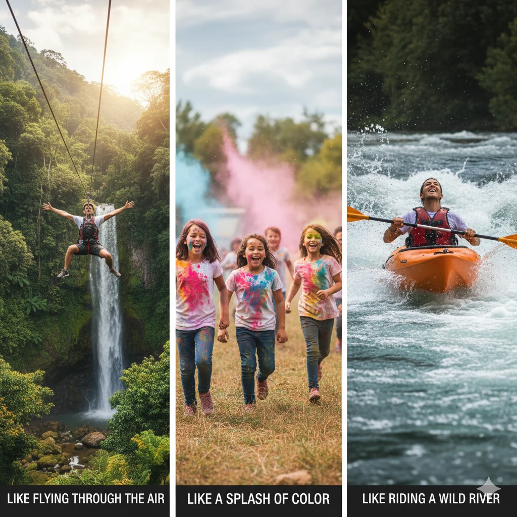 Similes for Having Fun