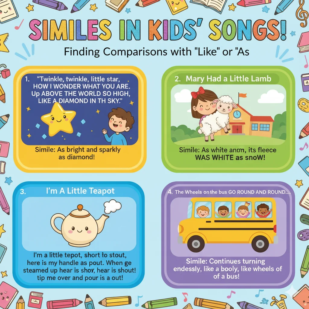 Similes in Songs for Kids