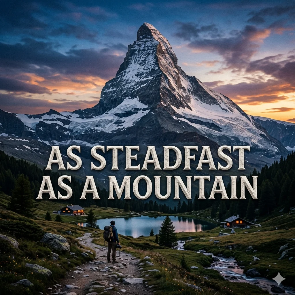 As steadfast as a mountain