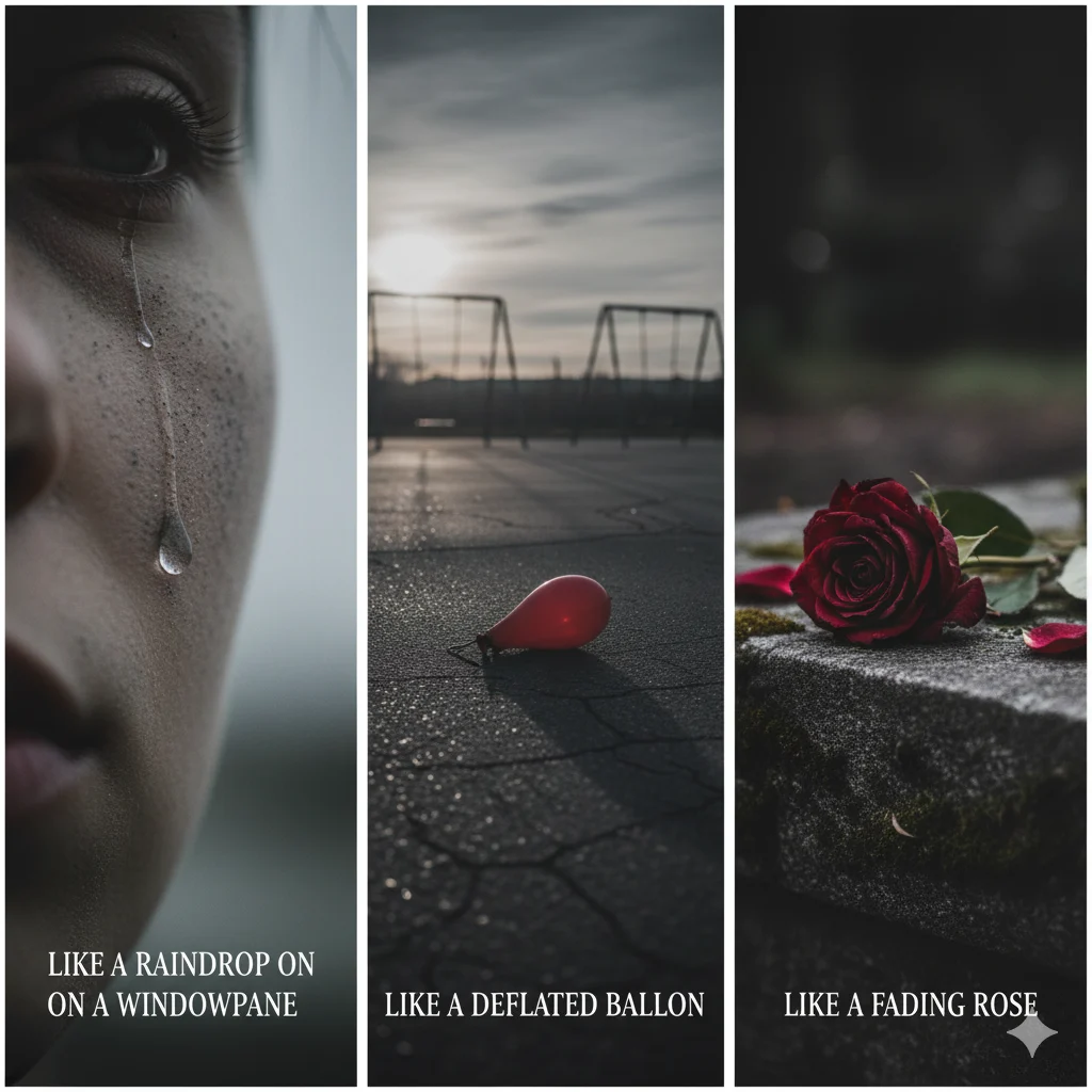 Similes for Sad Emotions