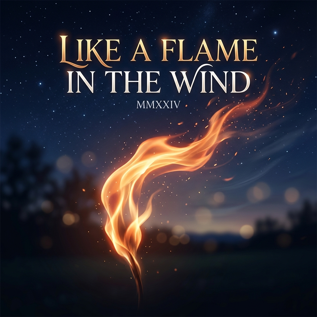 Like a flame in the wind