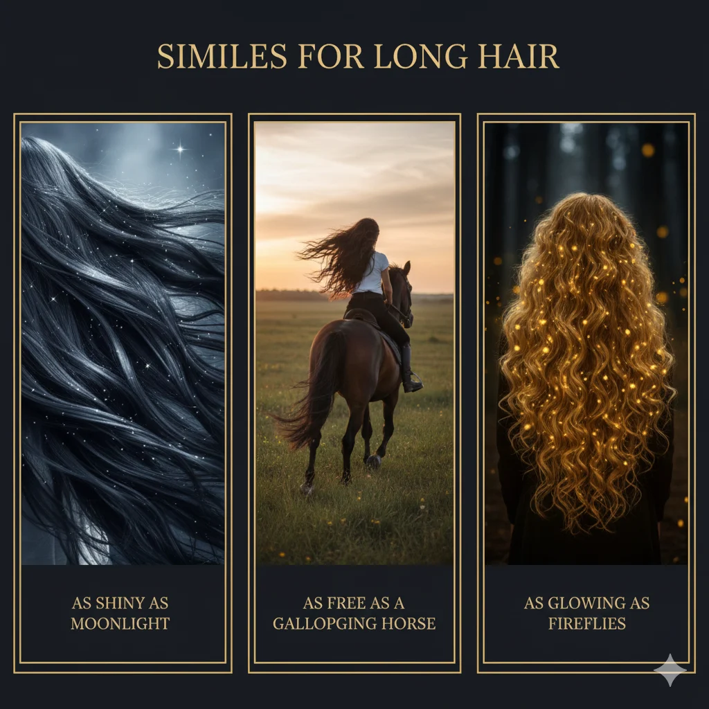 Similes for Long Hair