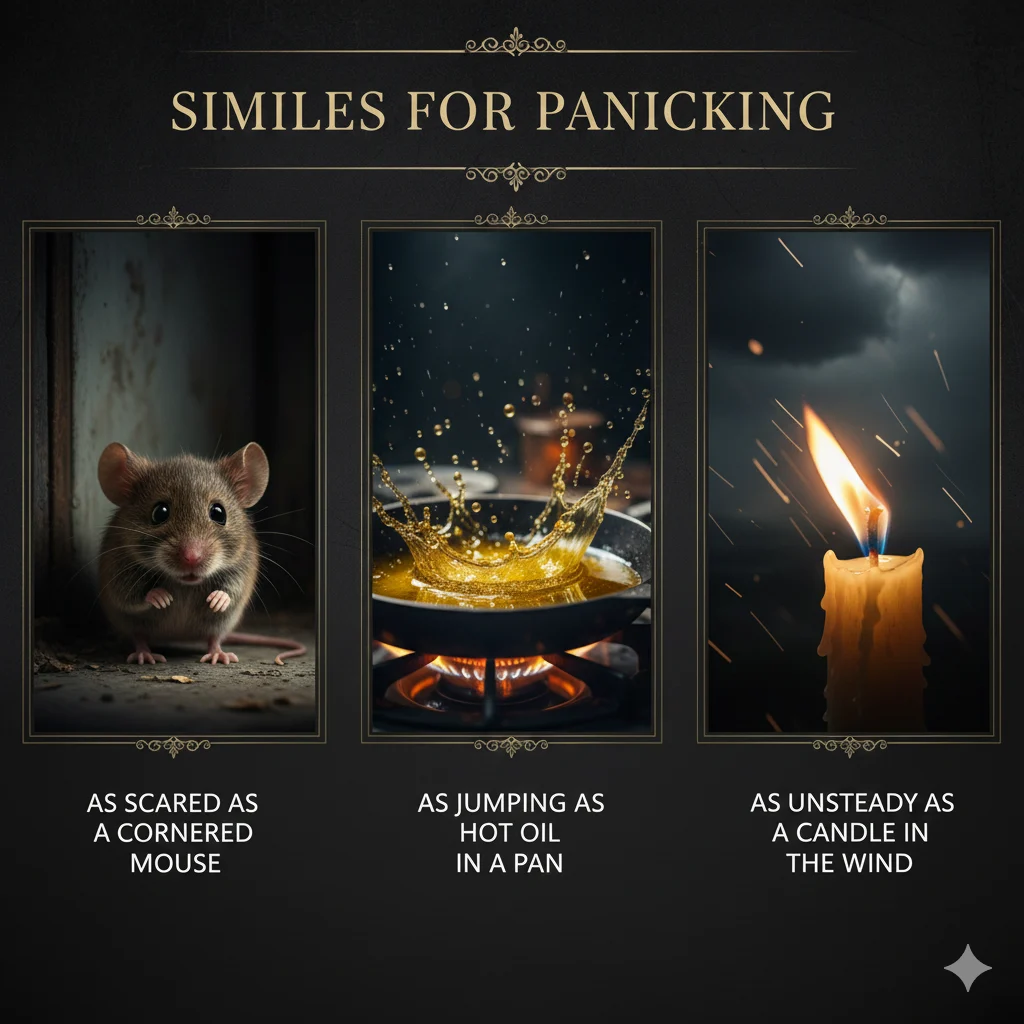 Similes for Panicking