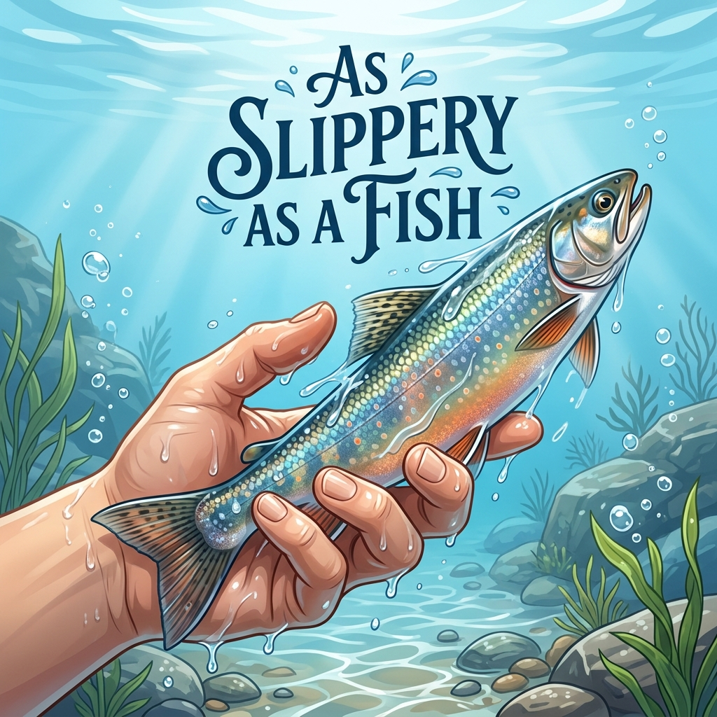 As slippery as a fish