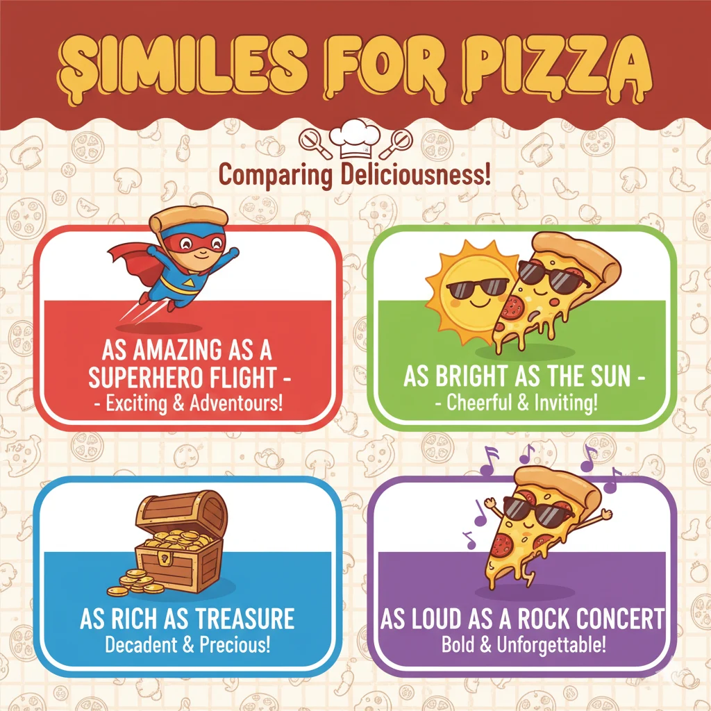 Similes for Pizza