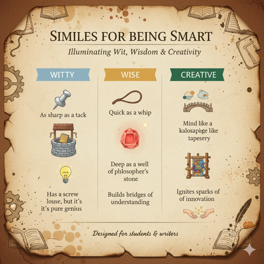 Similes for Being Smart