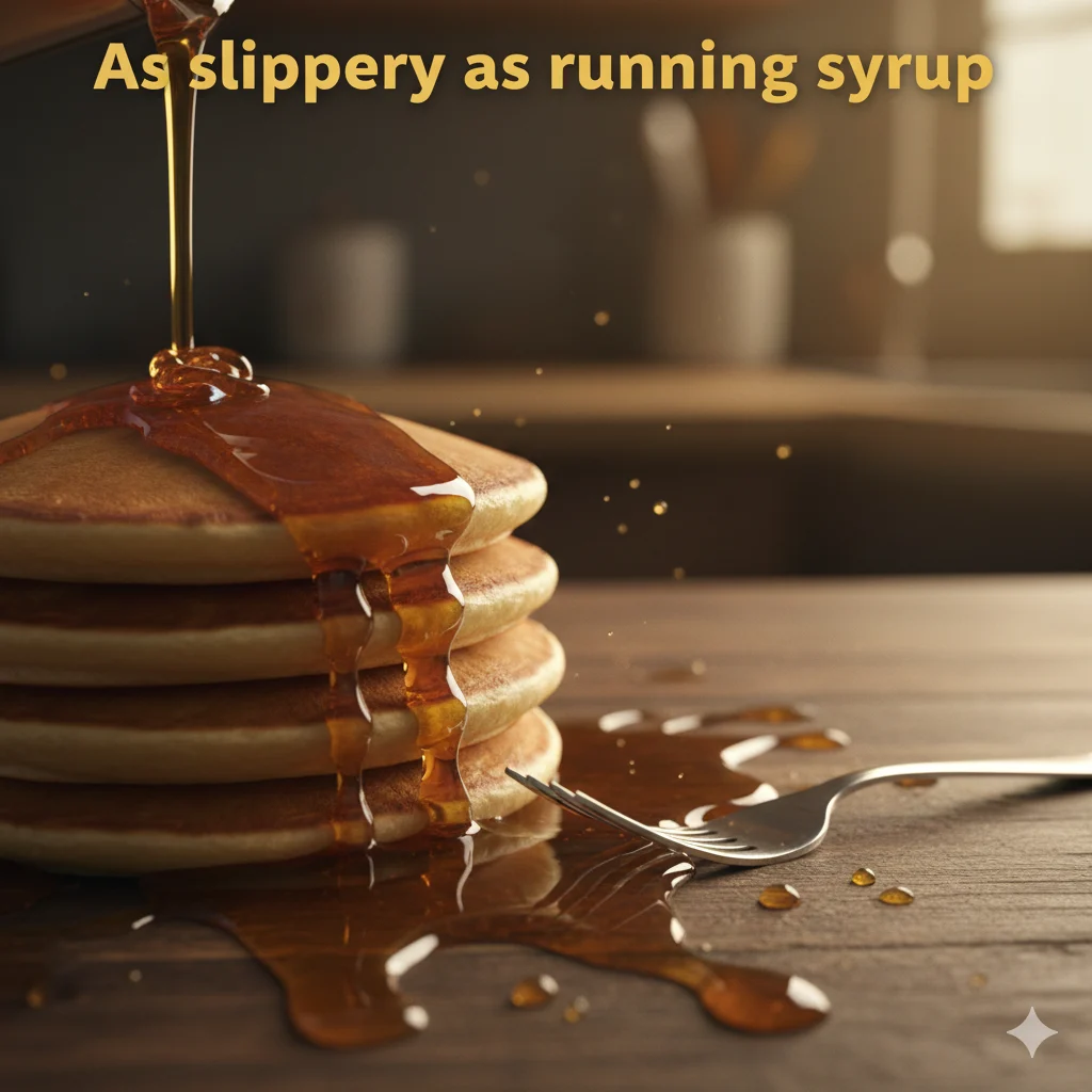 Similes for Slippery