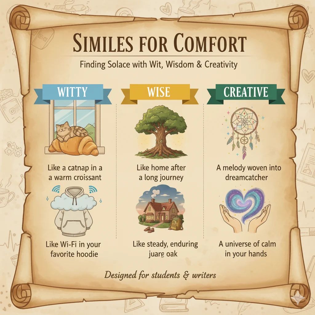 similes for comfort
