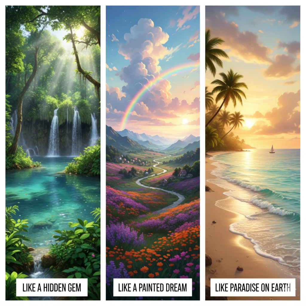 Similes for Beautiful Places