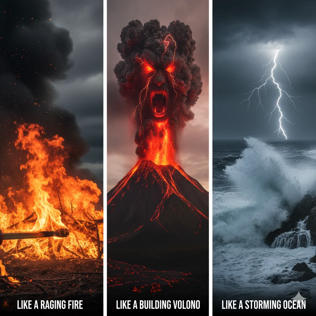 Good Similes for Anger