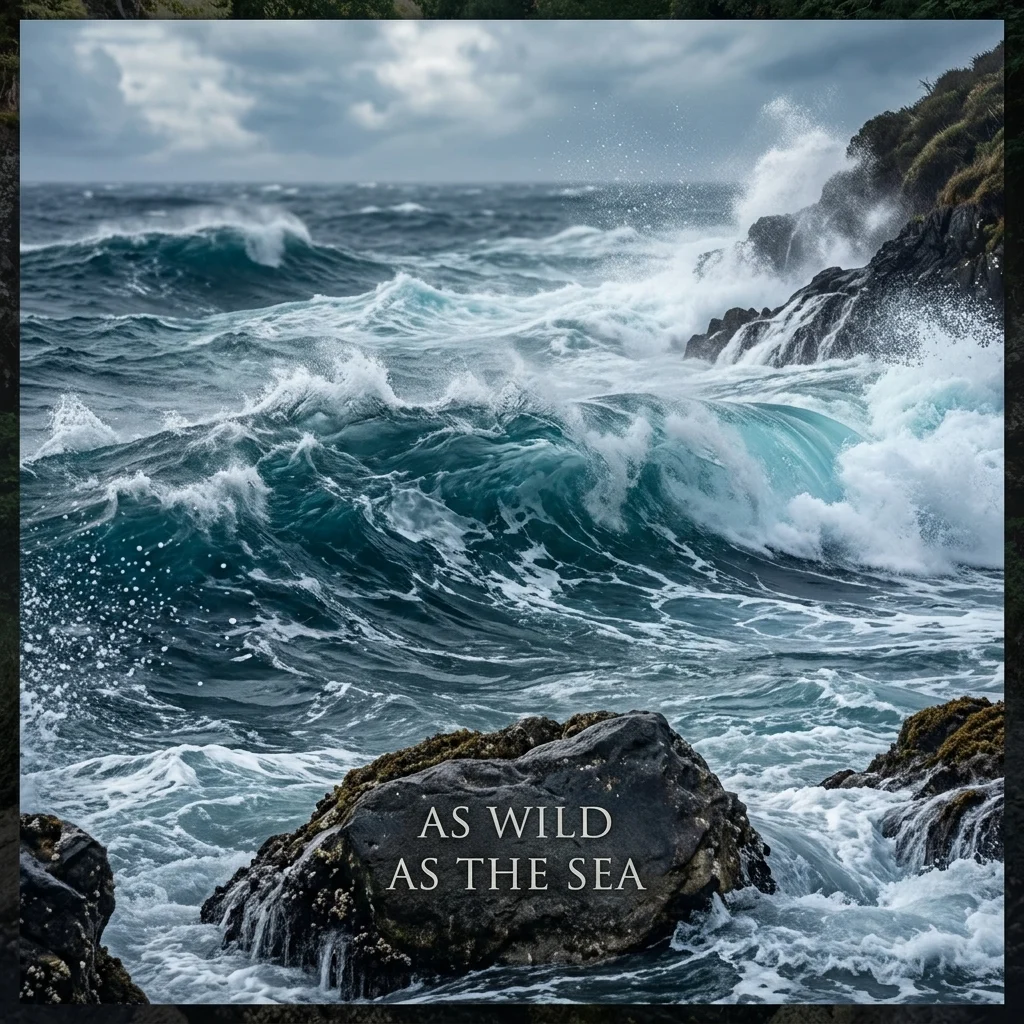 As wild as the sea