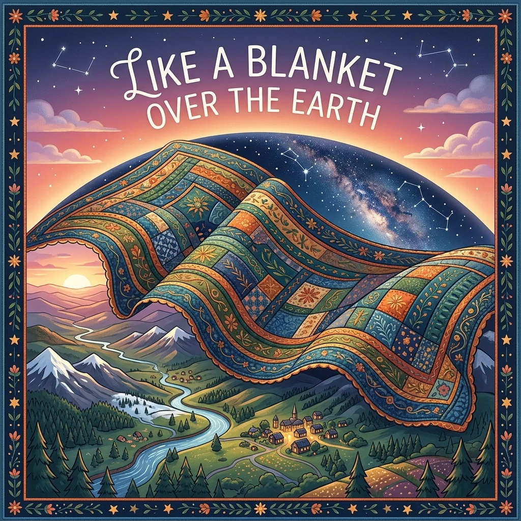 Like a blanket over the earth