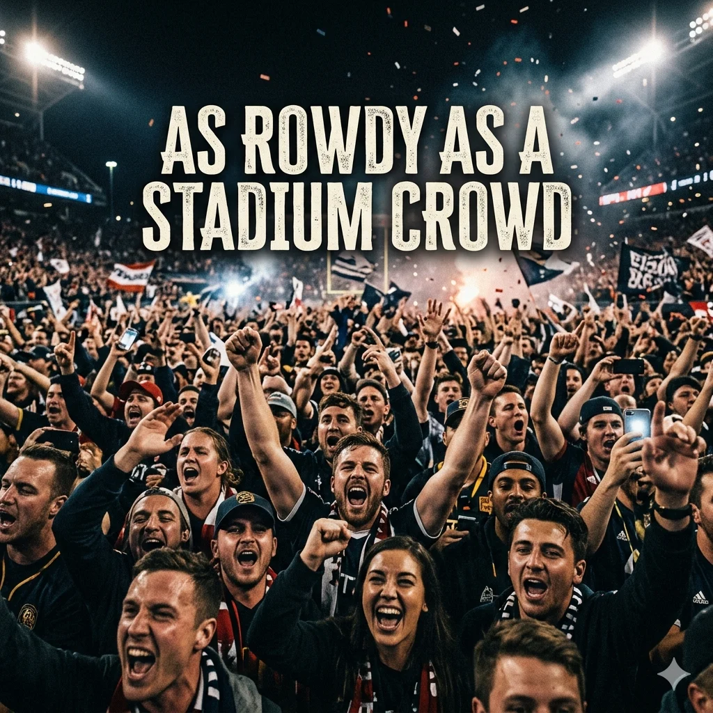 As Rowdy as a Stadium Crowd