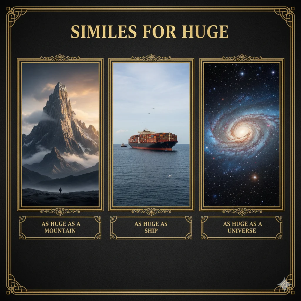 Similes for Huge