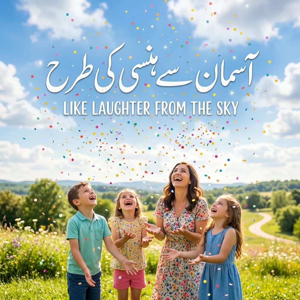 Like laughter from the sky