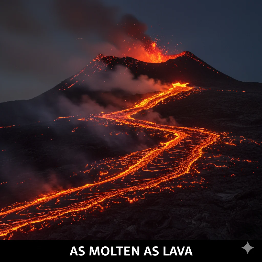 Similes for Volcanoes