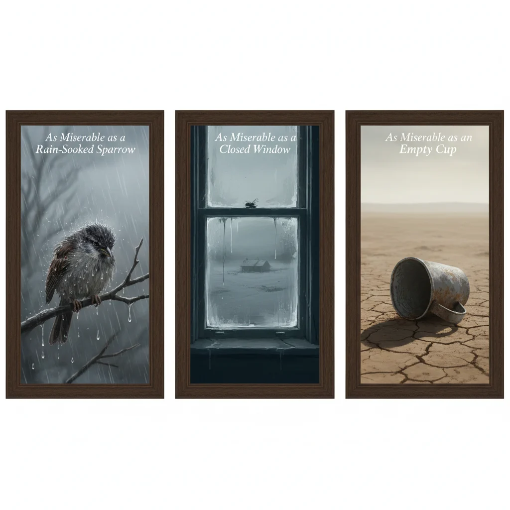 Similes for Miserable