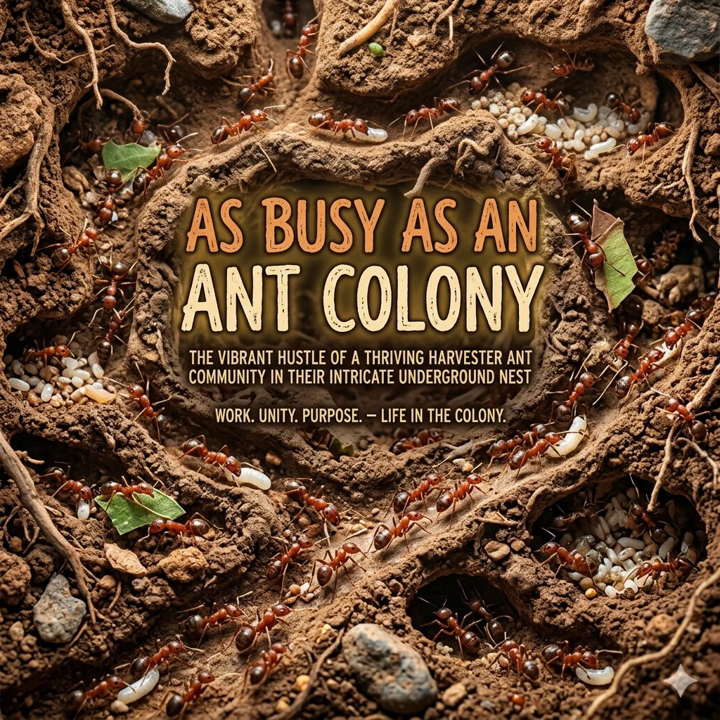 As Busy as an Ant Colony