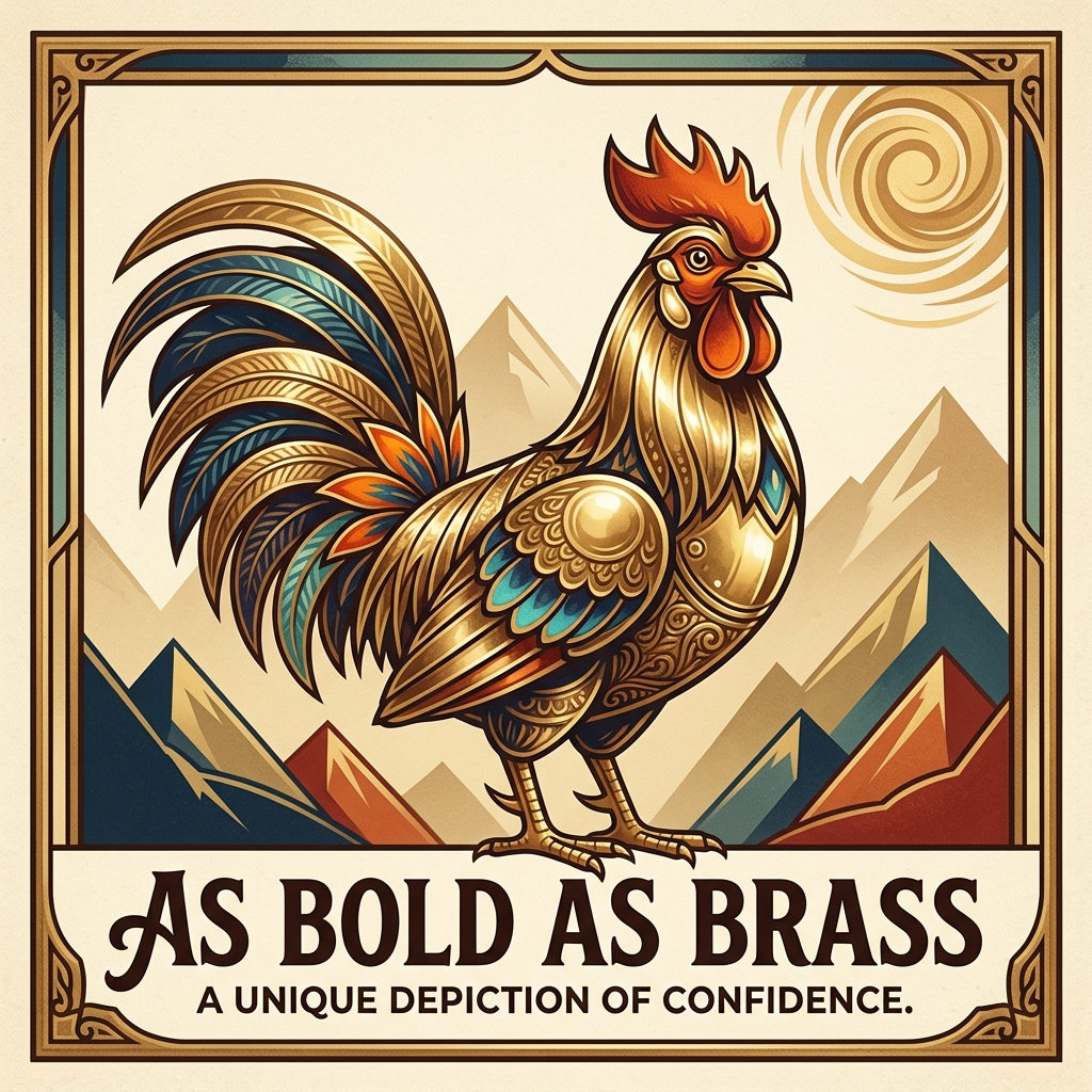 As bold as brass