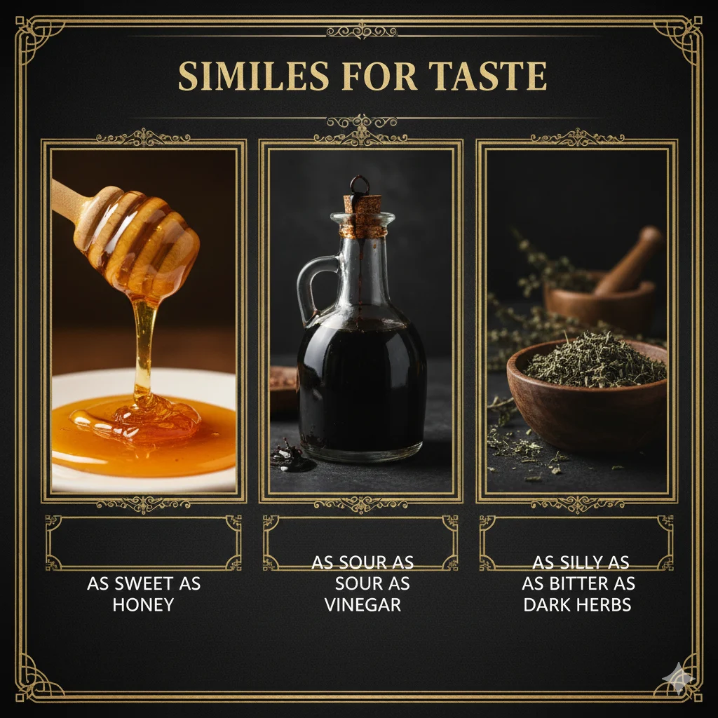 Similes for Taste