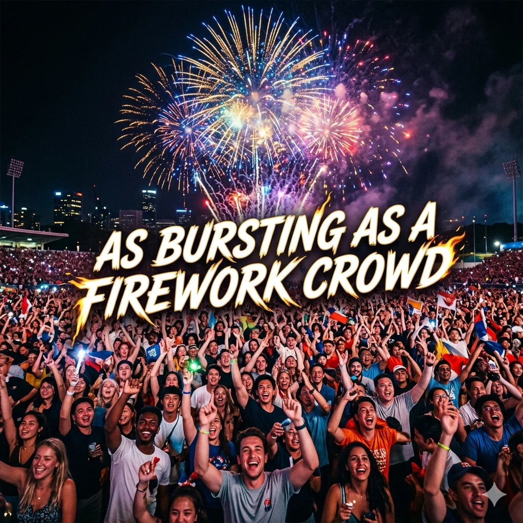  As Bursting as a Firework Crowd