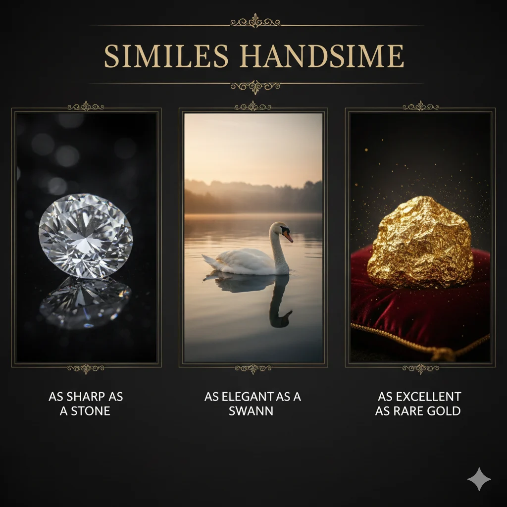 Similes for Handsome