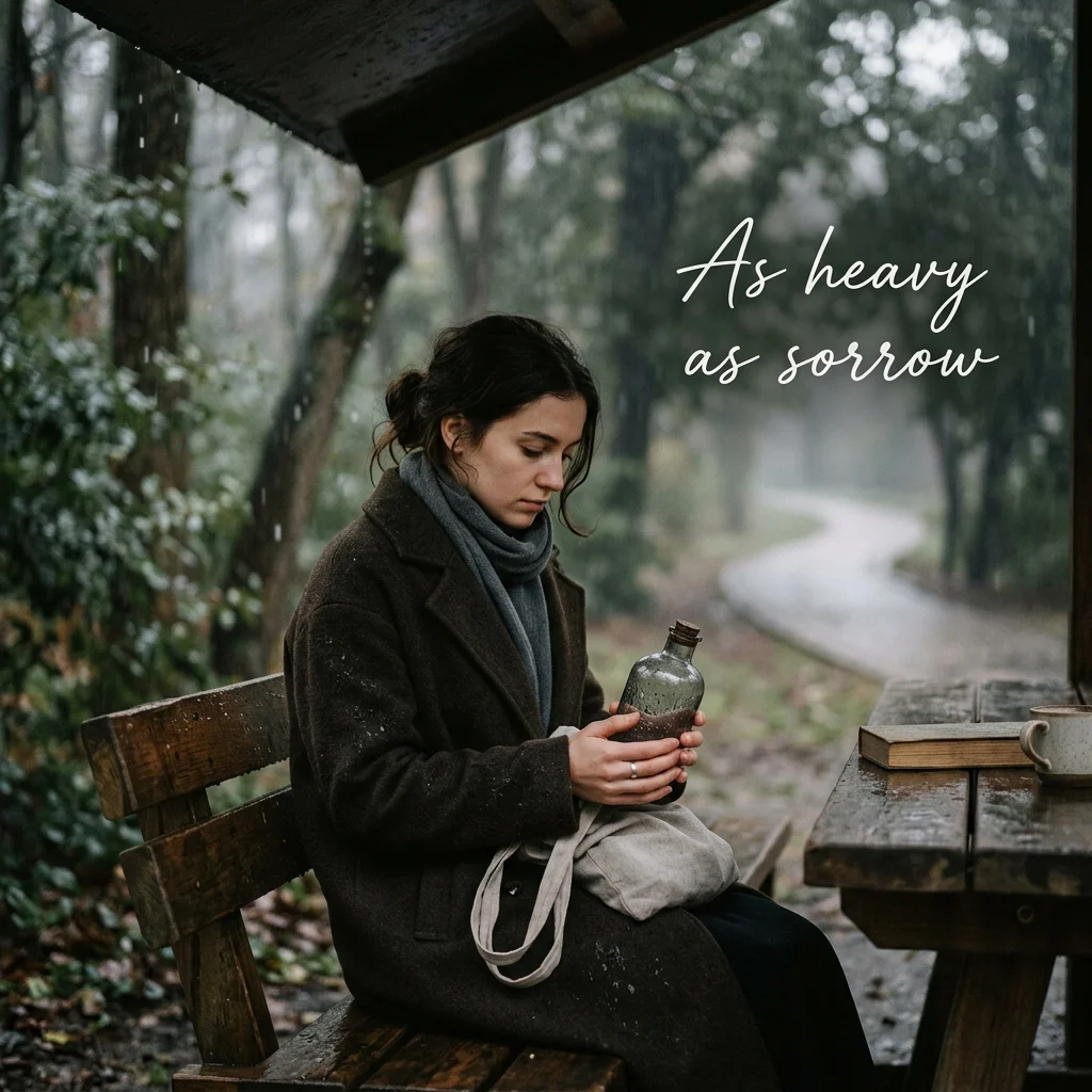 As heavy as sorrow