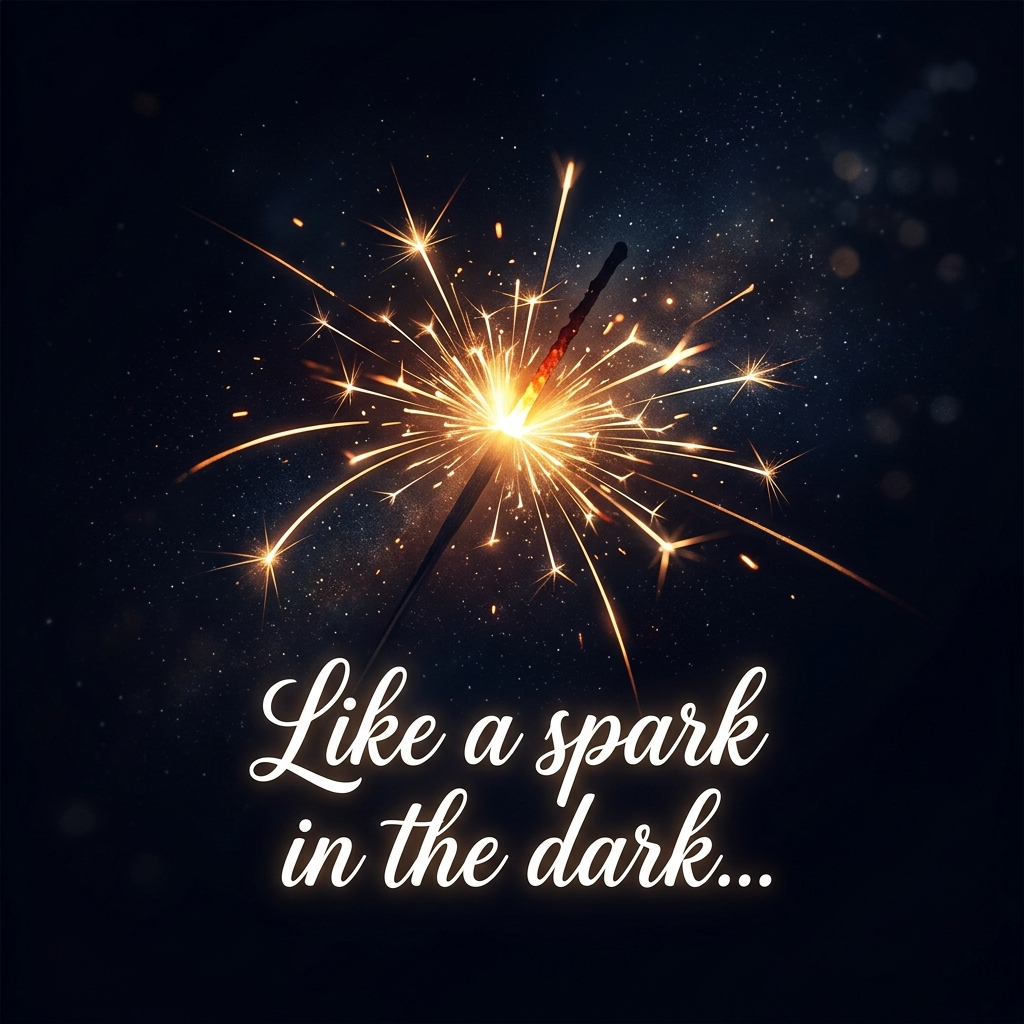 Like a spark in the dark
