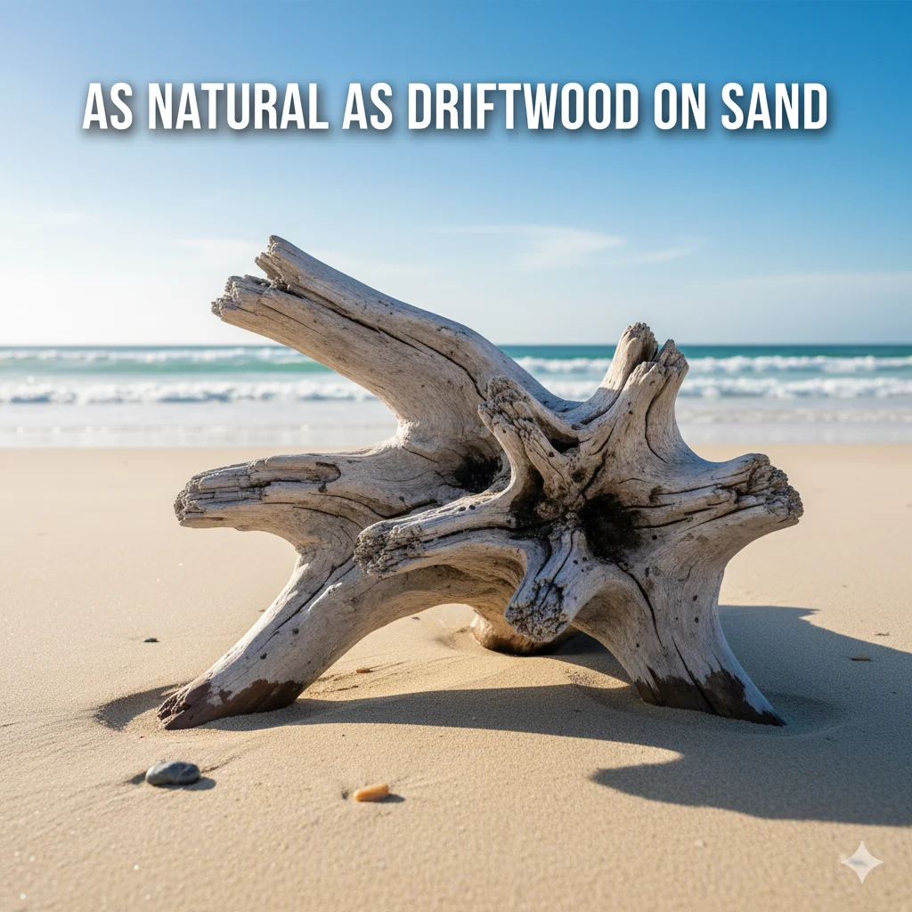 As Natural as Driftwood on Sand