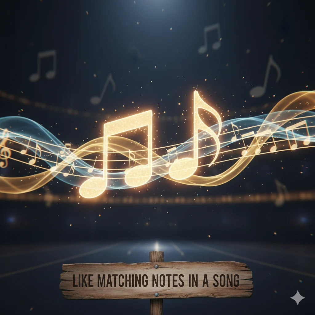 Like Matching Notes in a Song