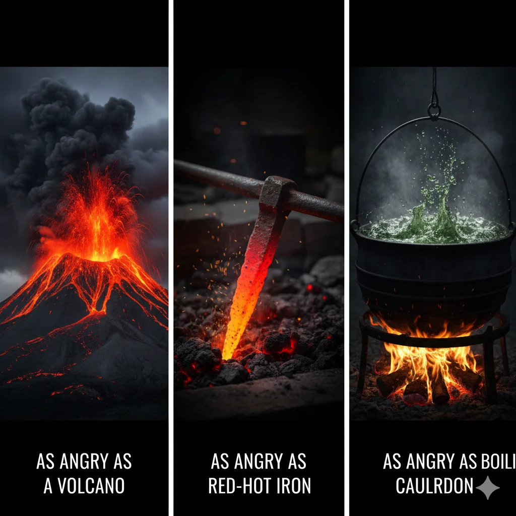 Similes for Being Angry