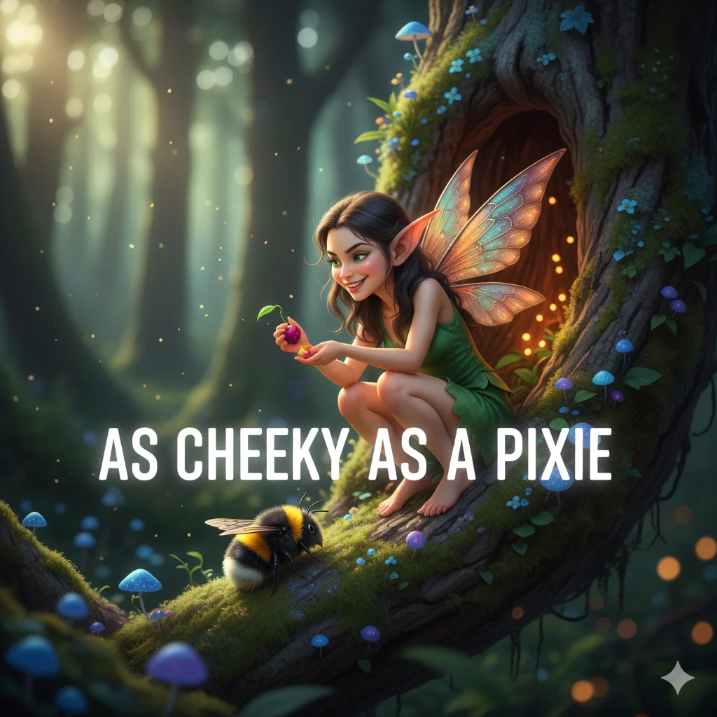 As cheeky as a pixie