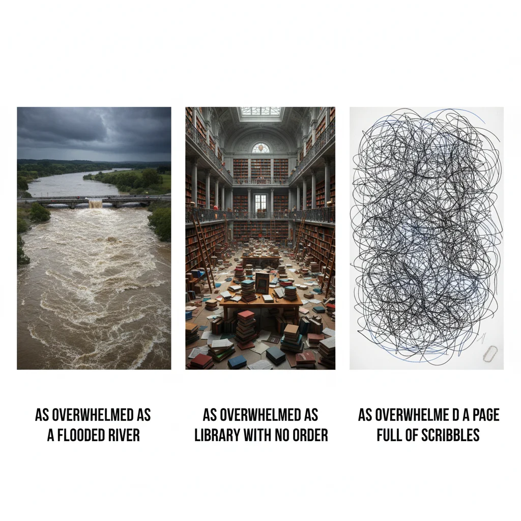 Similes for Overwhelmed