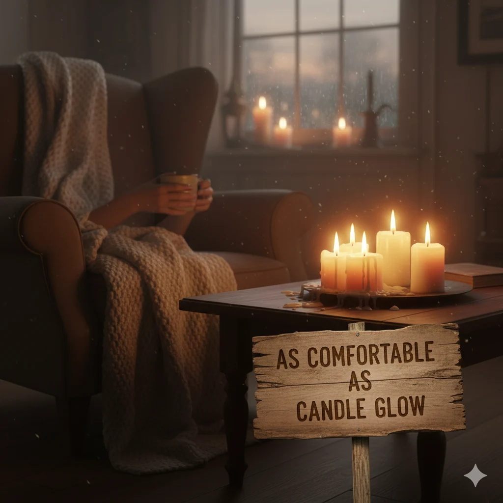 As Comfortable as Candle Glow 