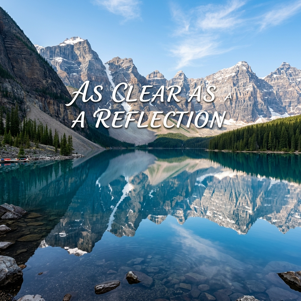 As Clear as a Reflection