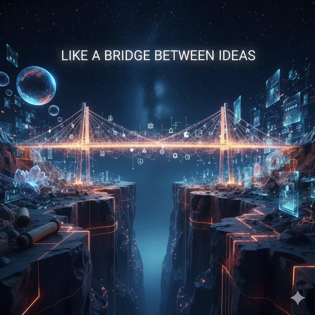 Like a bridge between 