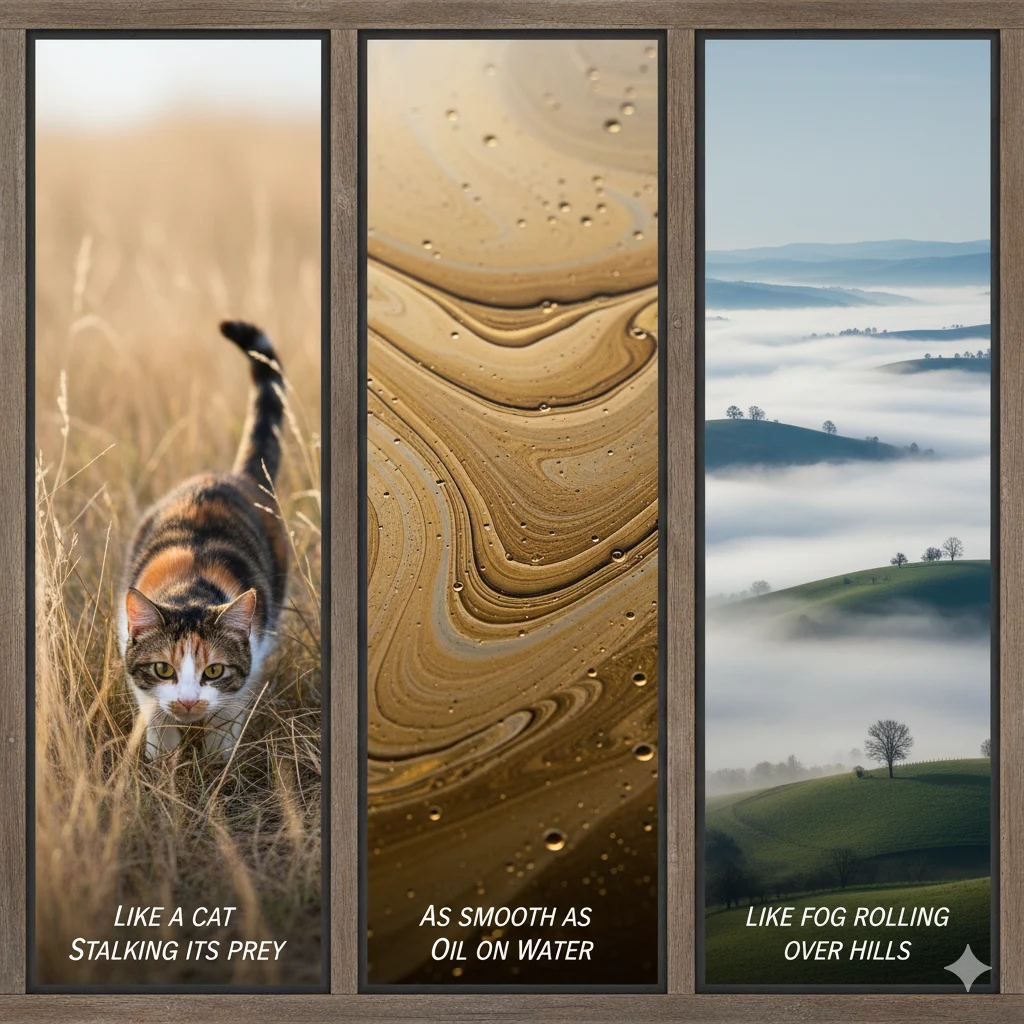 Similes for Sneaking