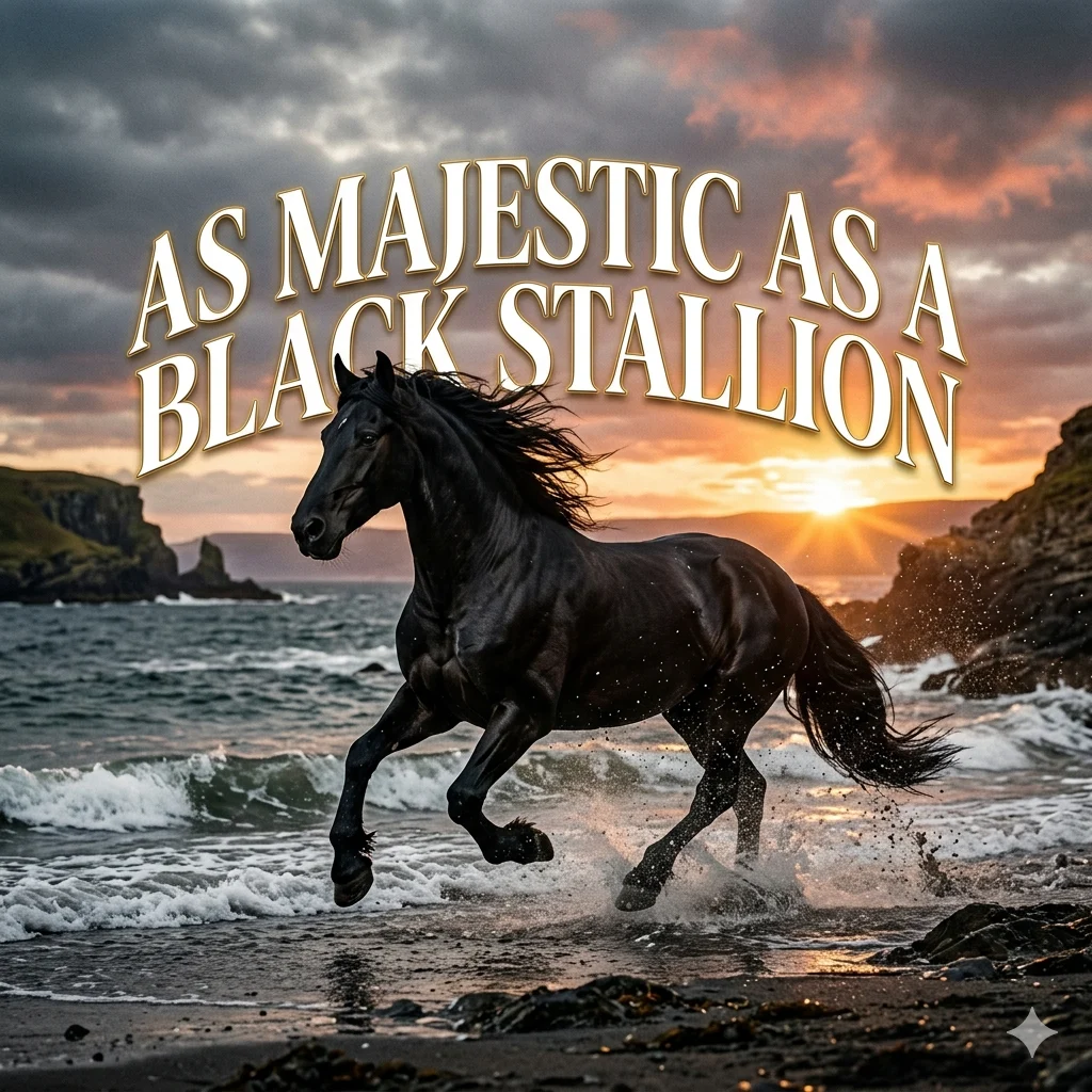  As Majestic as a Black Stallion 