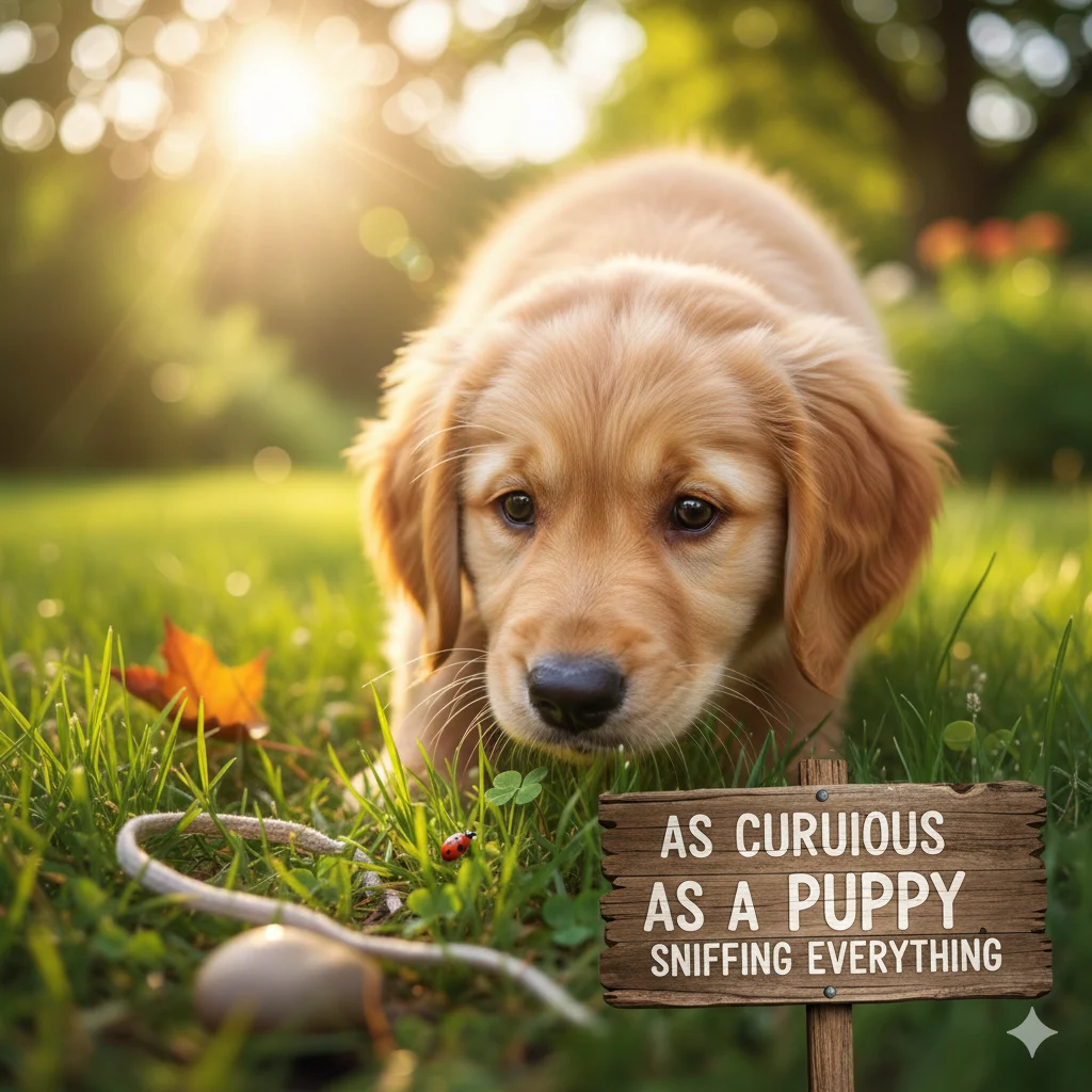 As Curious as a Puppy Sniffing Everything
