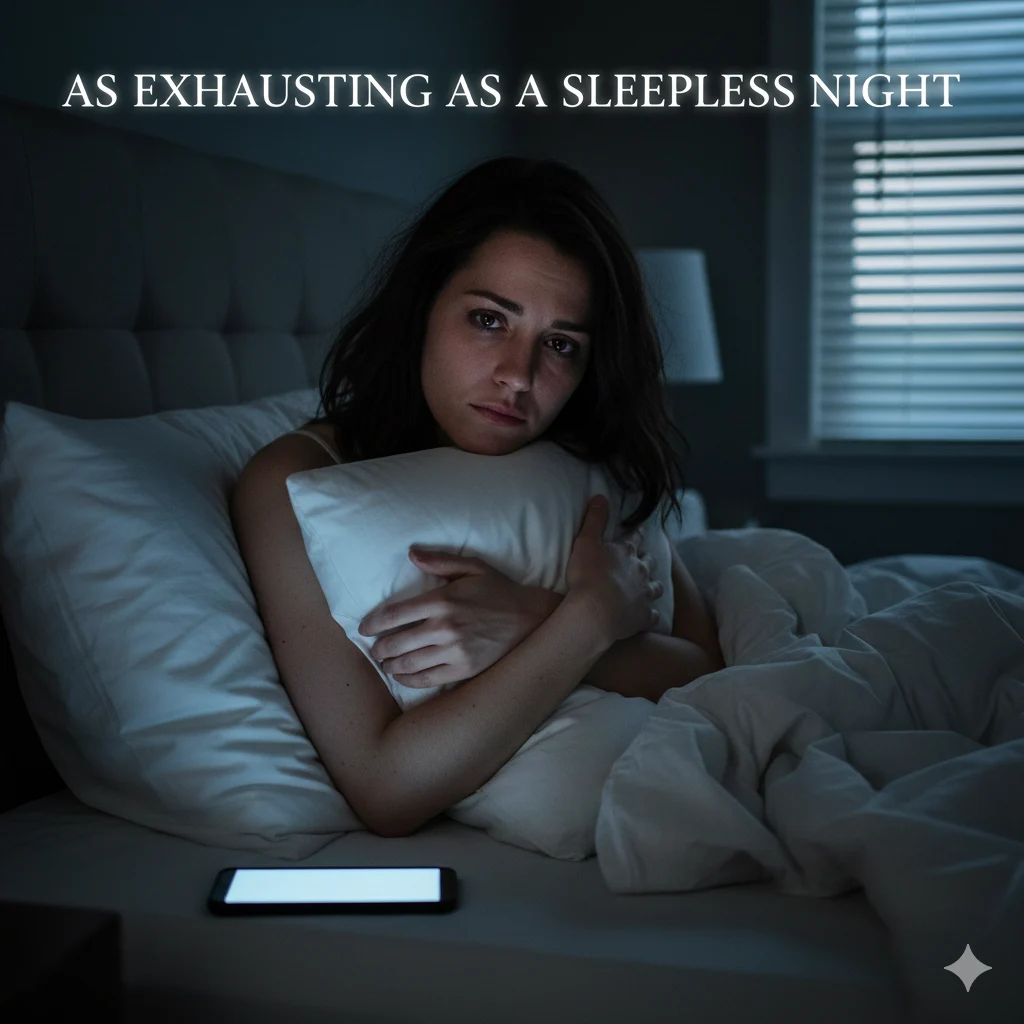 As exhausting as a sleepless night