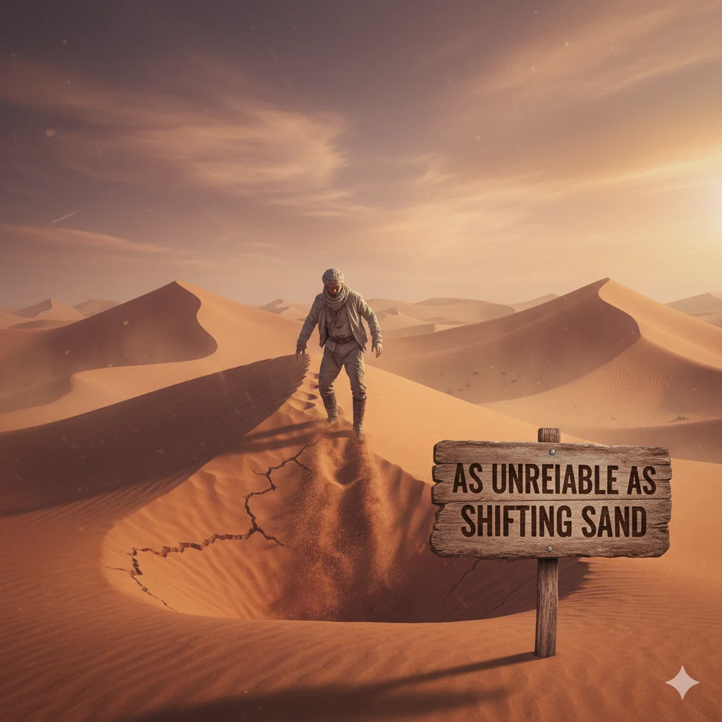As Unreliable as Shifting Sand